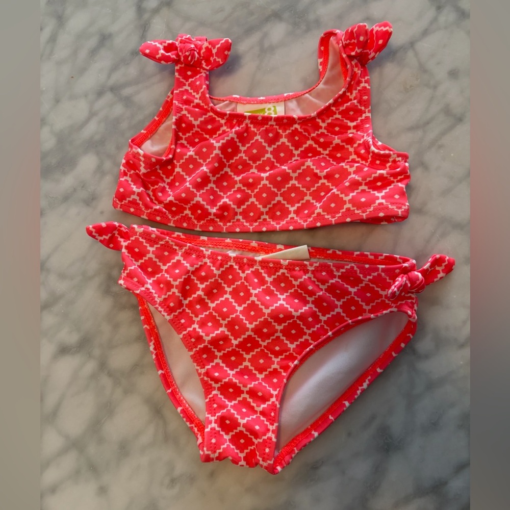 Crazy 8 Red Bikini Swim Set